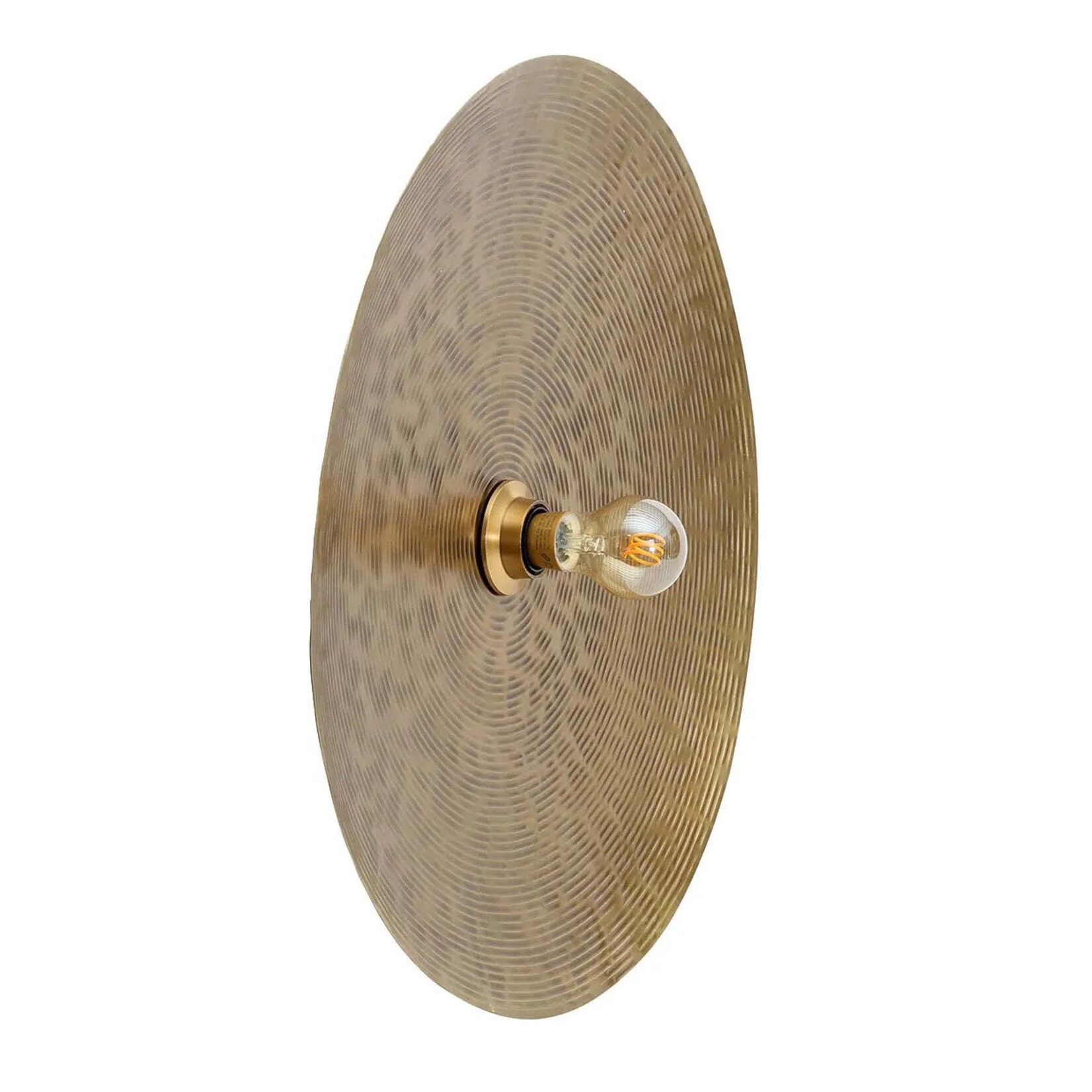 Bazar Bizar Antwerp The Full Moon Wall Lamp - Brass - M