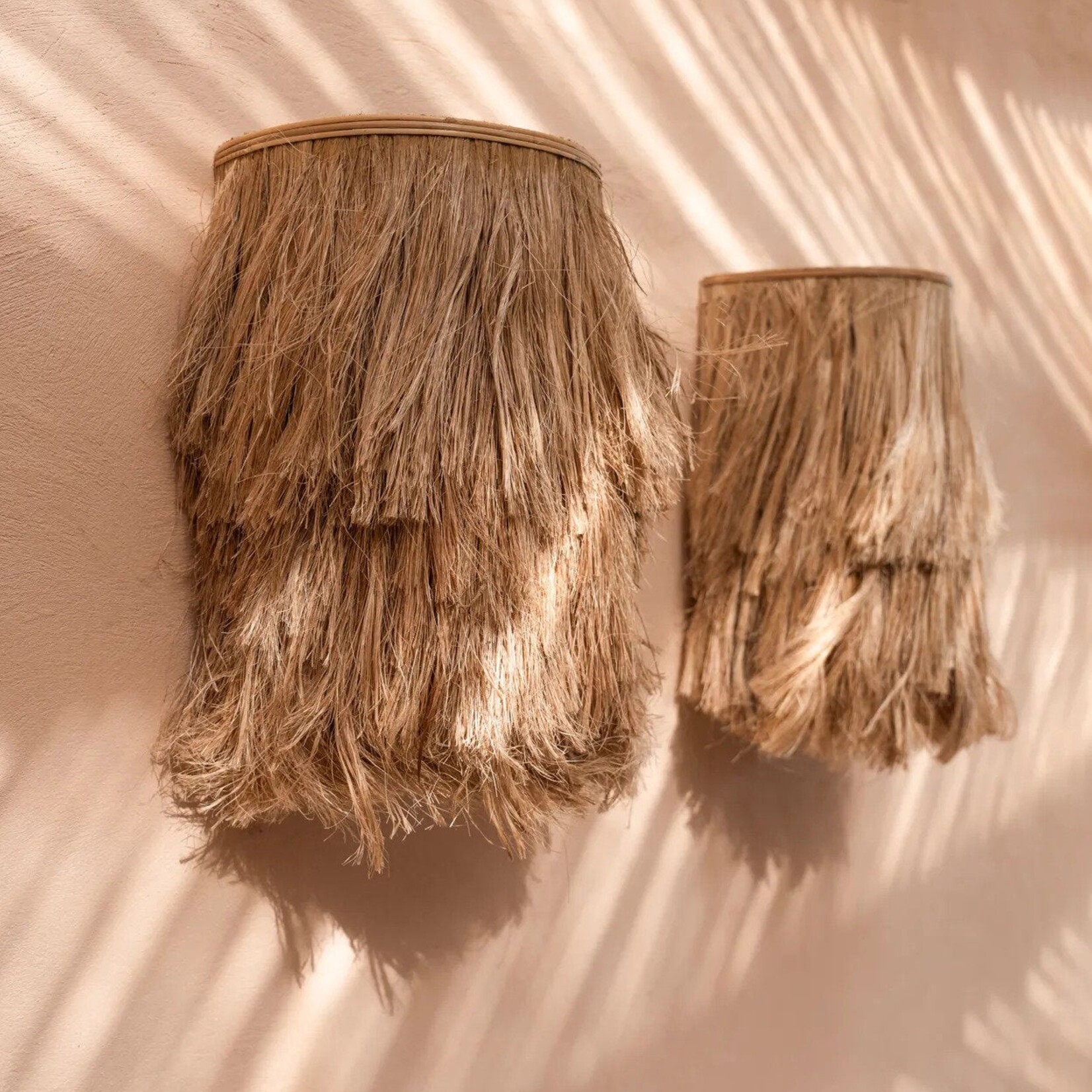 Bazar Bizar Antwerp The Abaca Wall Applique - Natural - S