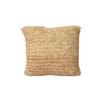 Bazar Bizar Antwerp The Raffia Flores Cushion Cover Square - Natural - 40x40