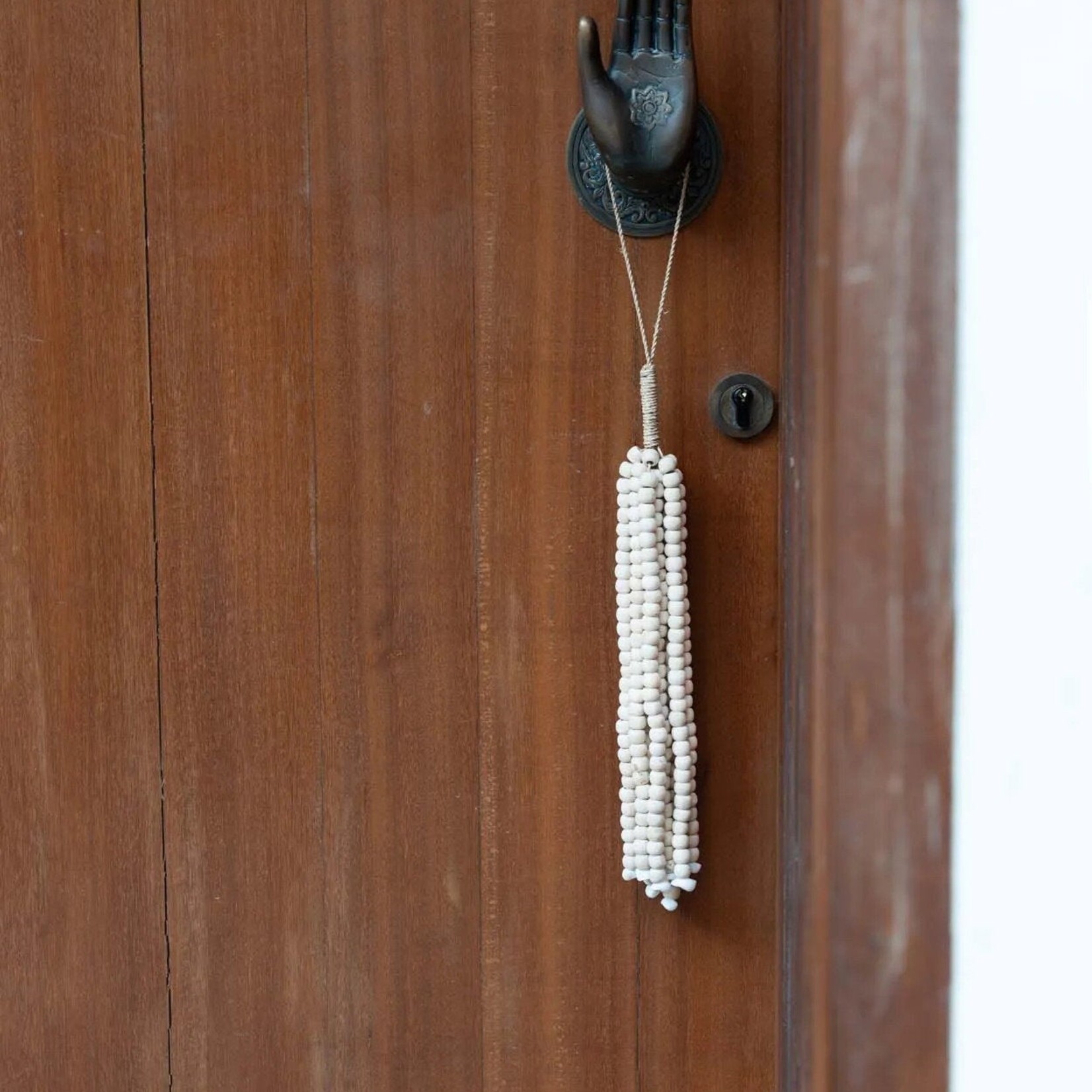 Bazar Bizar Antwerp The Wooden Beads Tassel - Natural