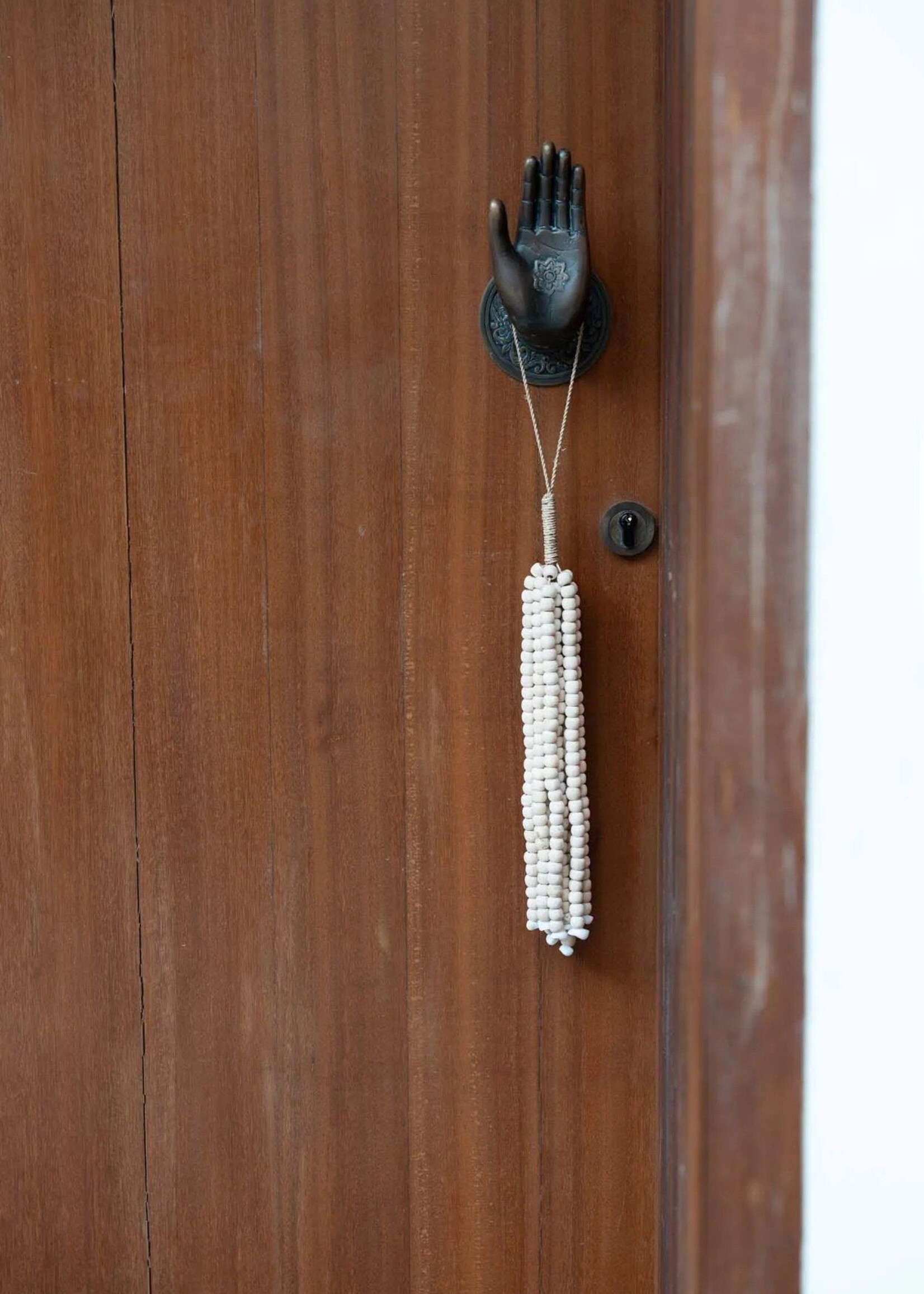 Bazar Bizar Antwerp The Wooden Beads Tassel - Natural