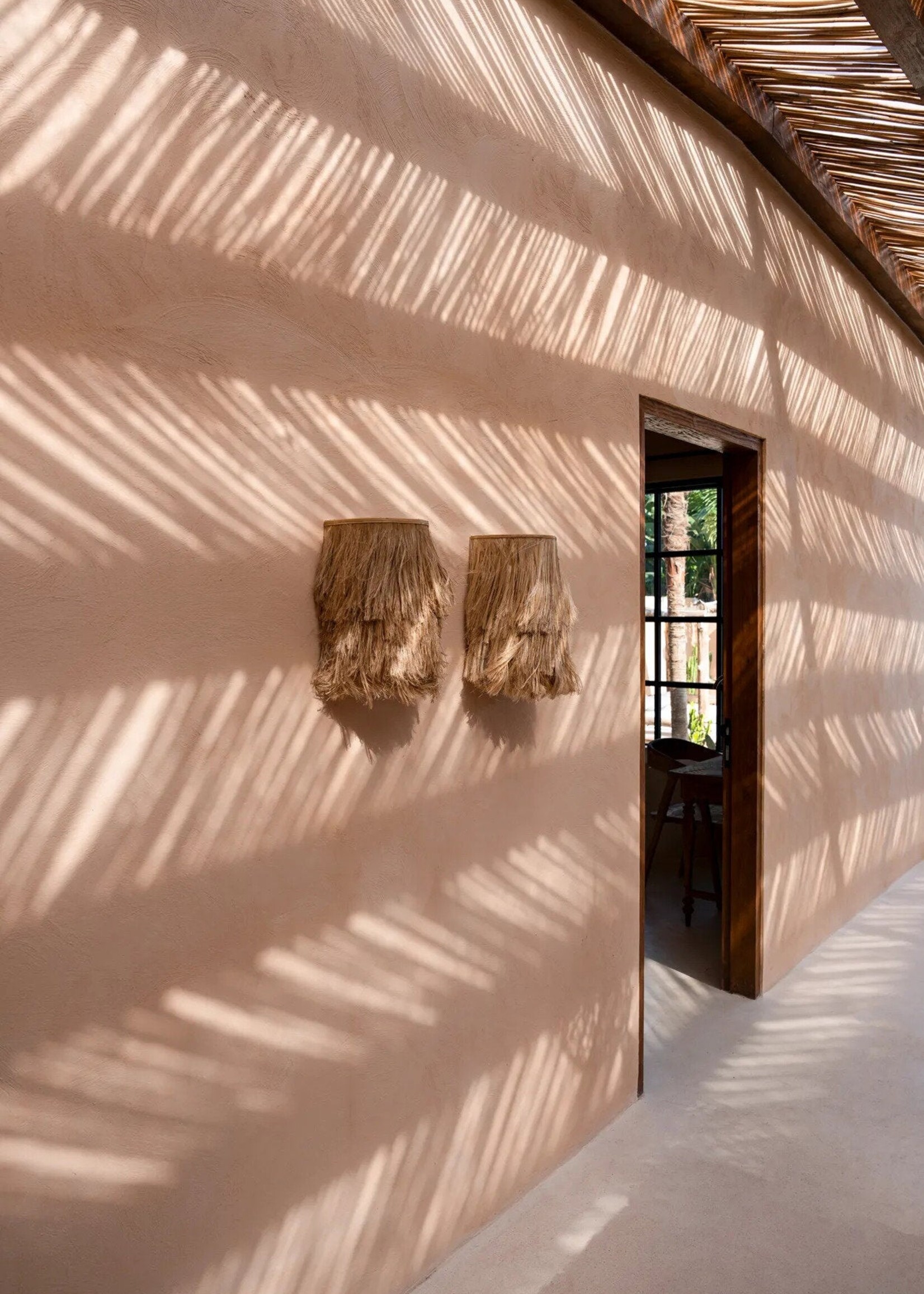 Bazar Bizar Antwerp The Abaca Wall Applique - Natural - S