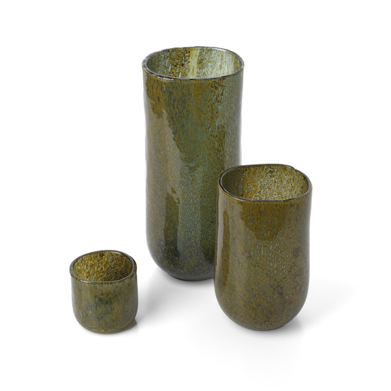 Bazar Bizar Antwerp The Forest Vase - Green - Low