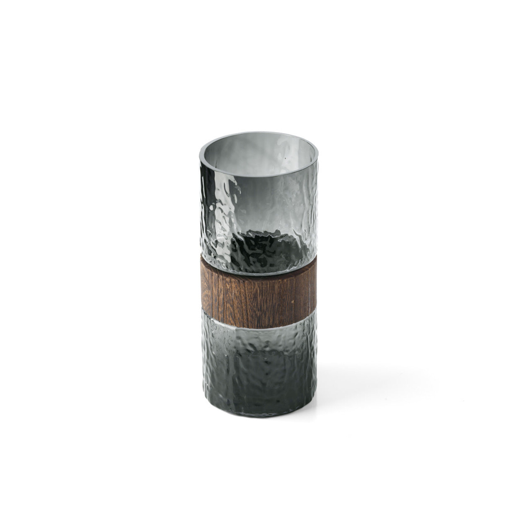 Bazar Bizar Antwerp The Wood You Be Mine Vase - Dark Grey - M