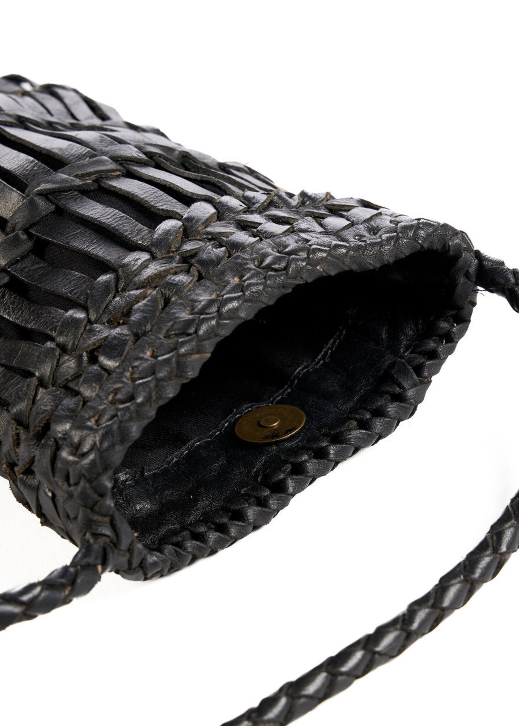 Bazar Bizar Antwerp The Dial Diva Phone Bag - Black