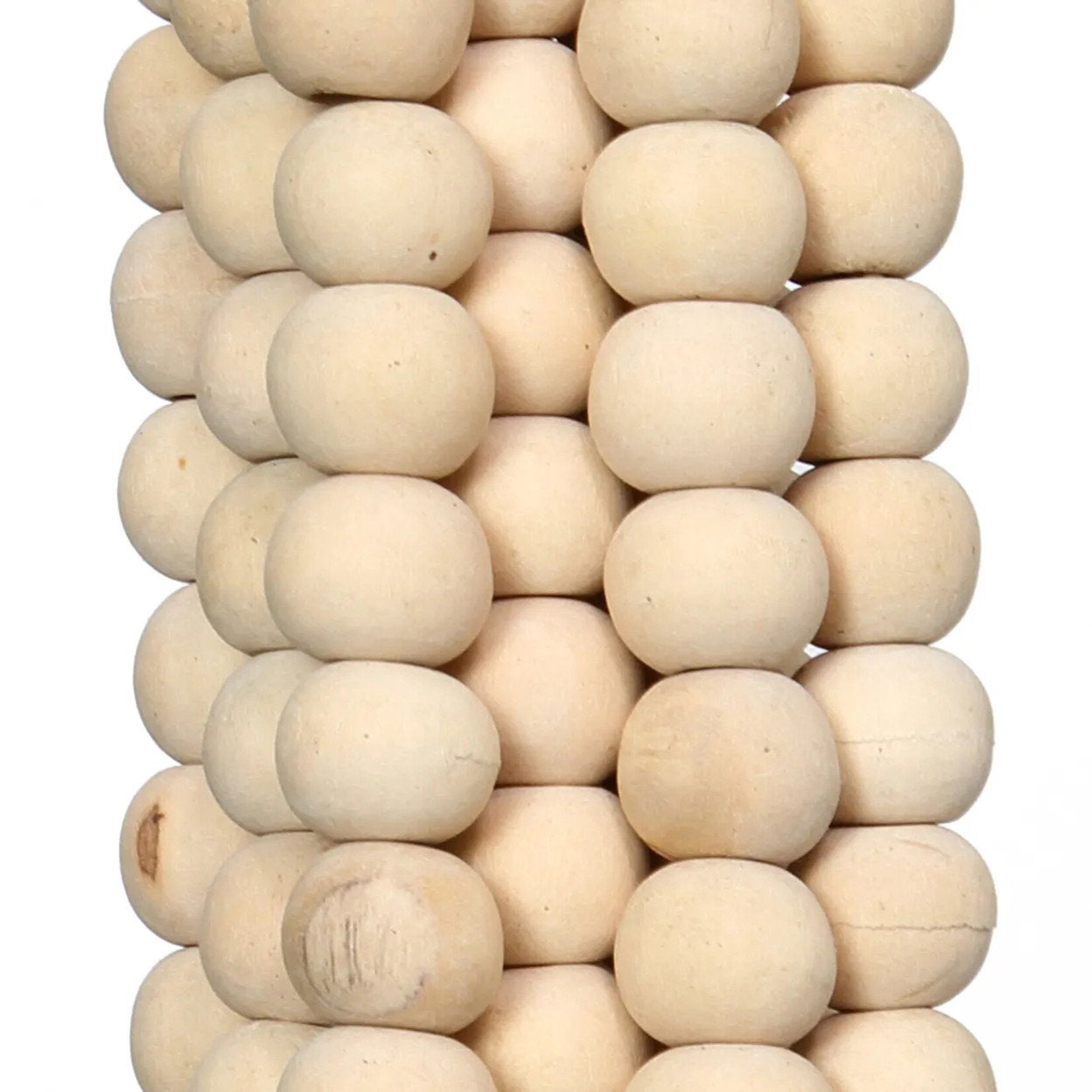 Bazar Bizar Antwerp The Wooden Beads Tassel - Natural