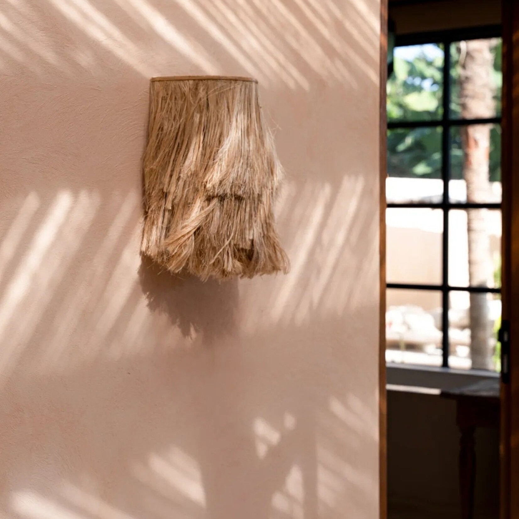 Bazar Bizar Antwerp The Abaca Wall Applique - Natural - S