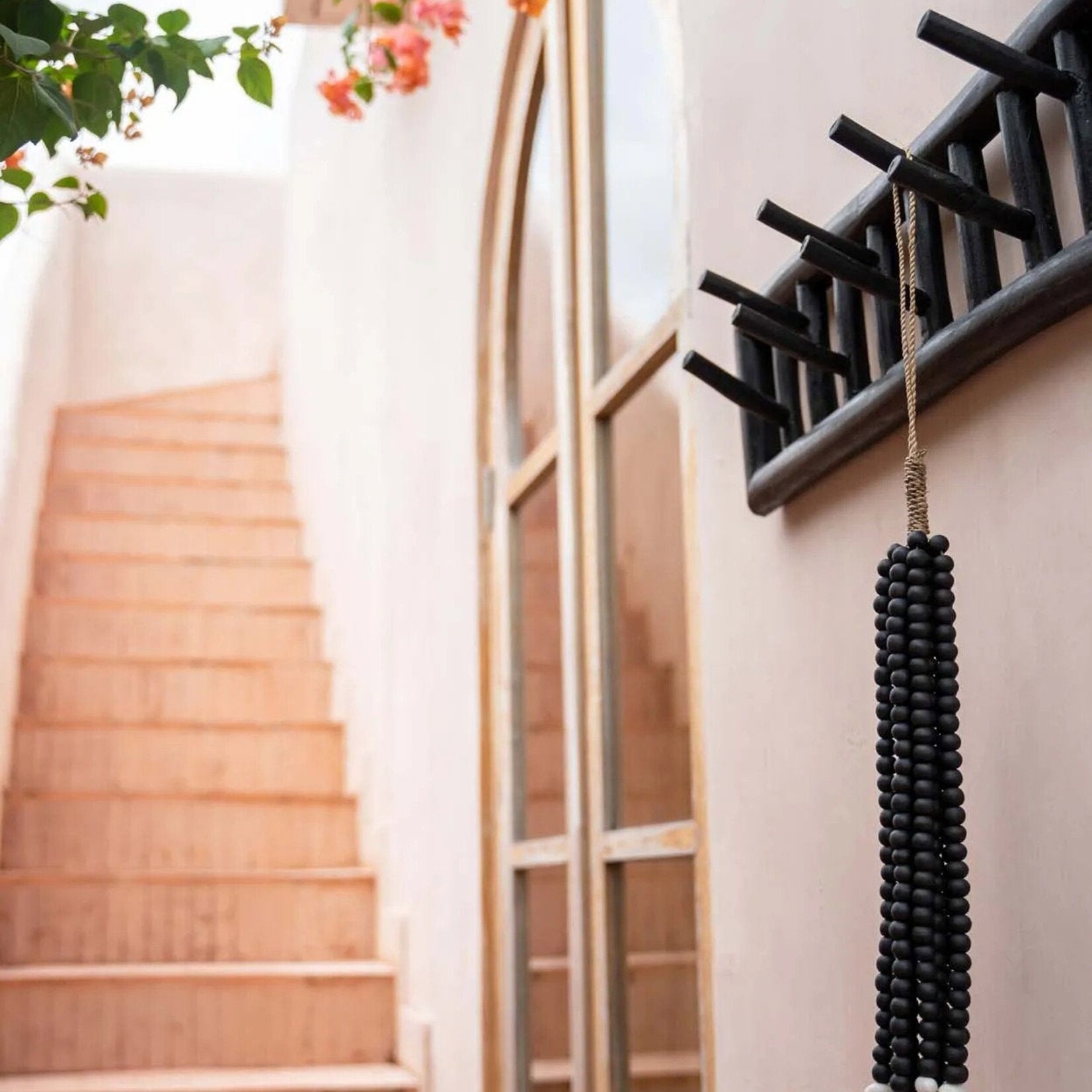 Bazar Bizar Antwerp The Wooden Beads Tassel - Black