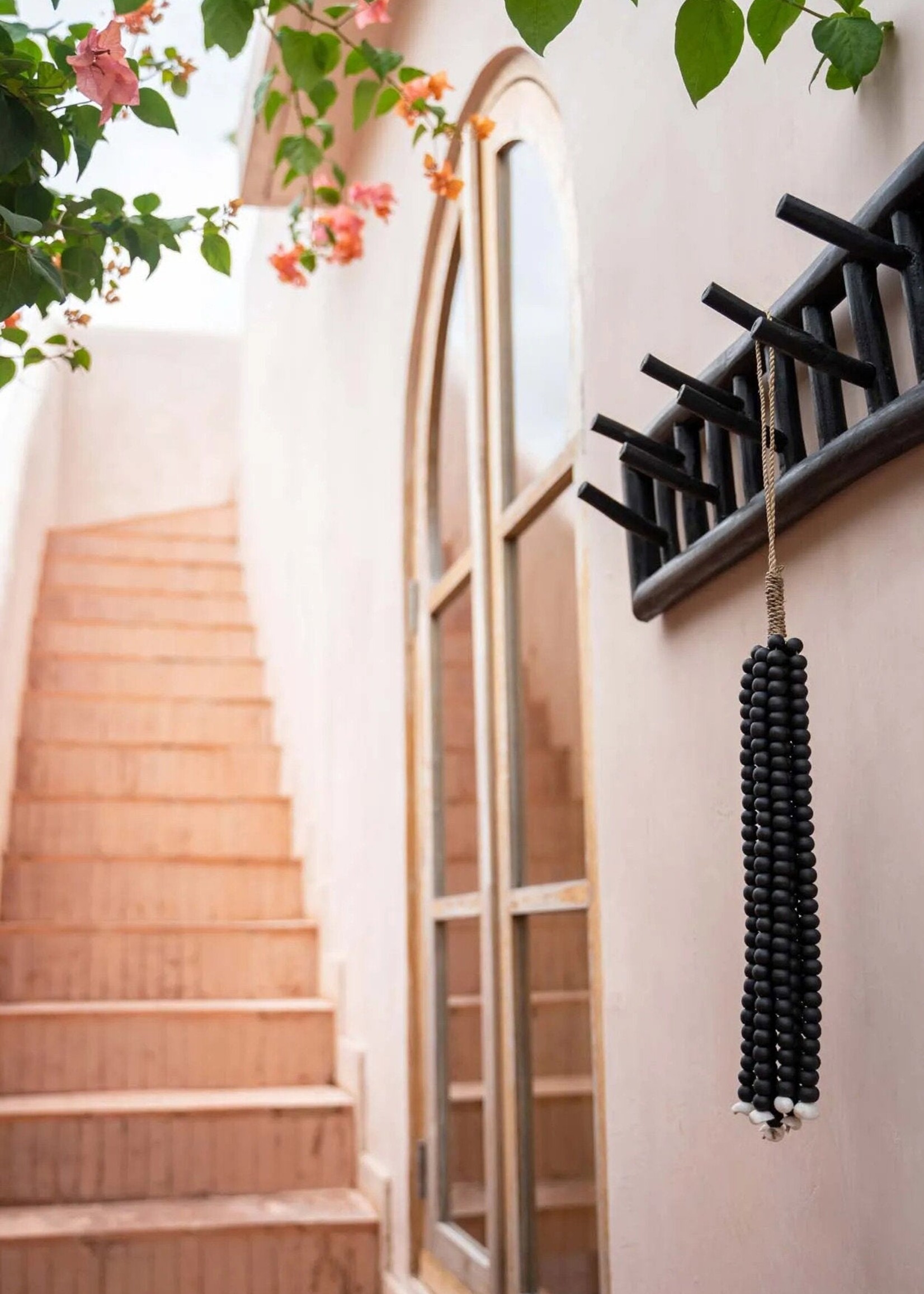 Bazar Bizar Antwerp The Wooden Beads Tassel - Black