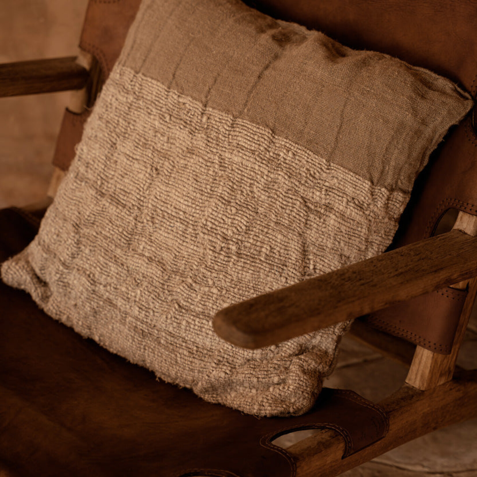 Bazar Bizar Antwerp The Linen Edit Cushion Cover - Natural