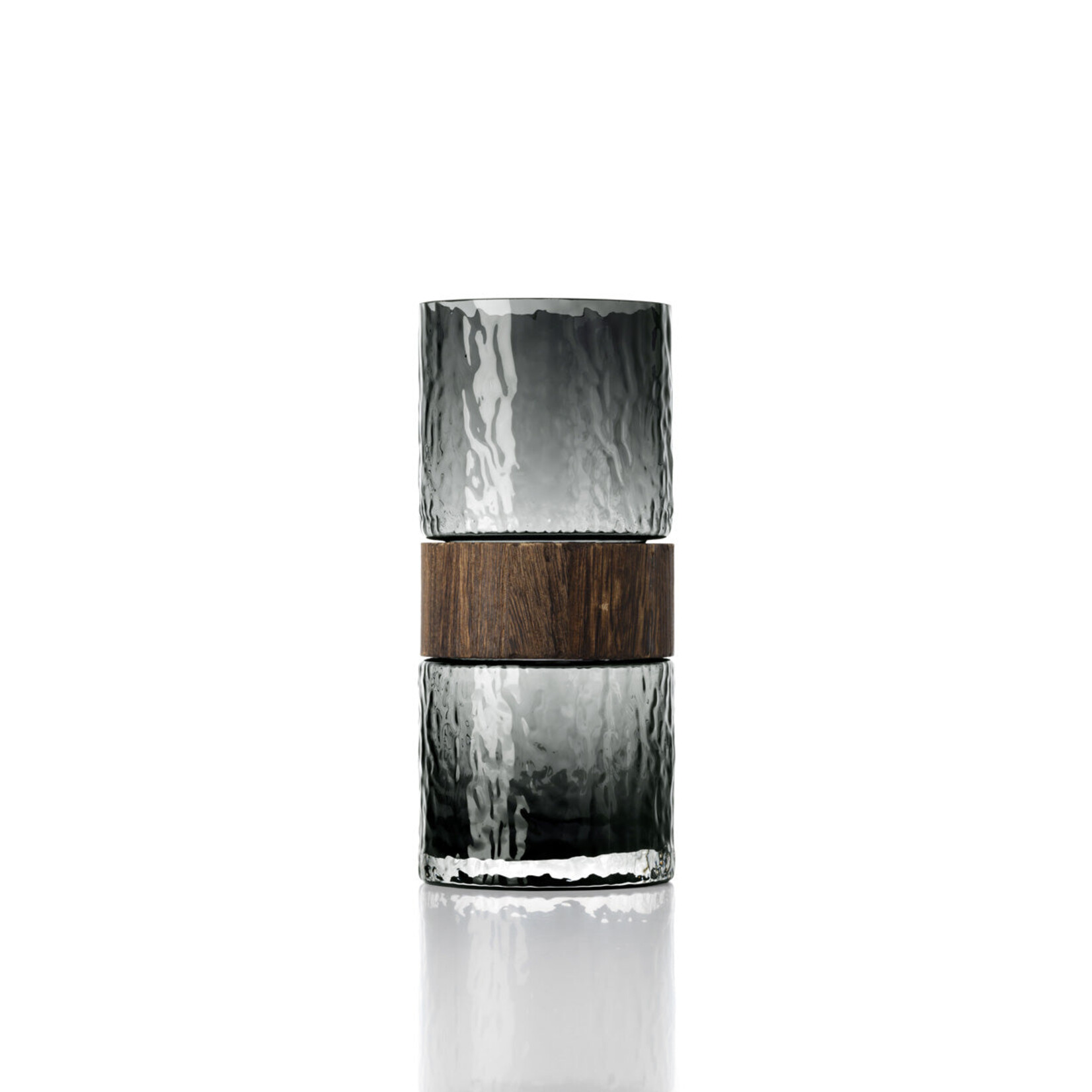 Bazar Bizar Antwerp The Wood You Be Mine Vase - Dark Grey - M