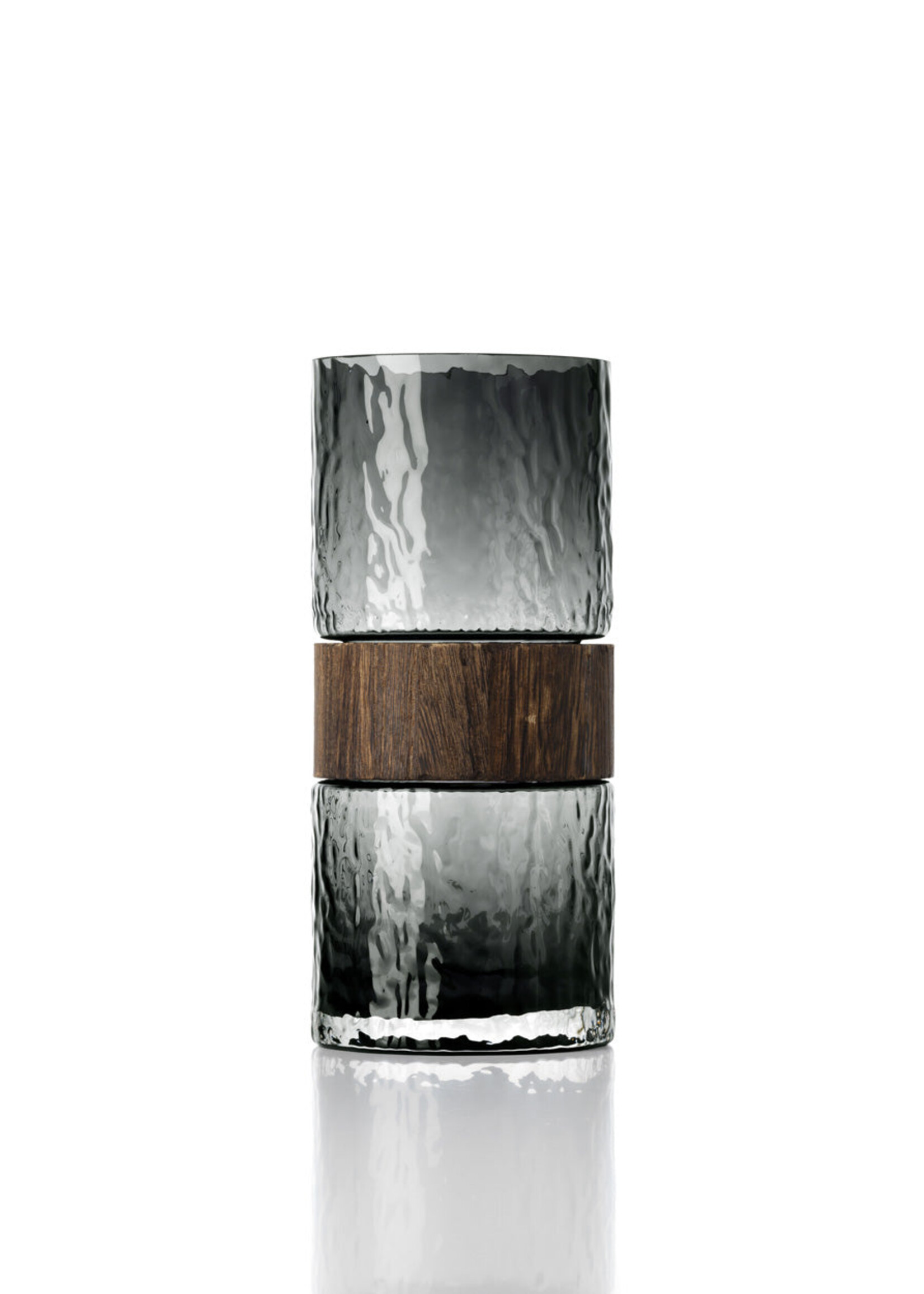 Bazar Bizar Antwerp The Wood You Be Mine Vase - Dark Grey - M