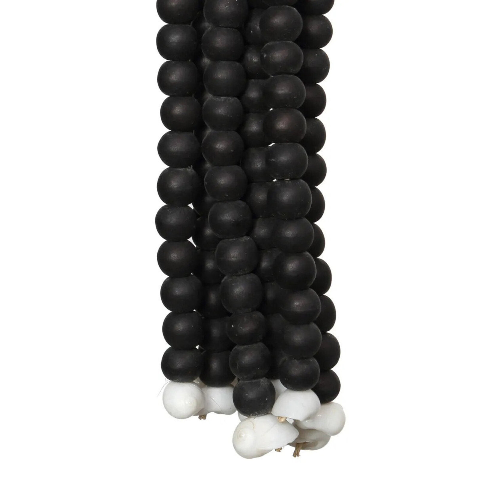 Bazar Bizar Antwerp The Wooden Beads Tassel - Black