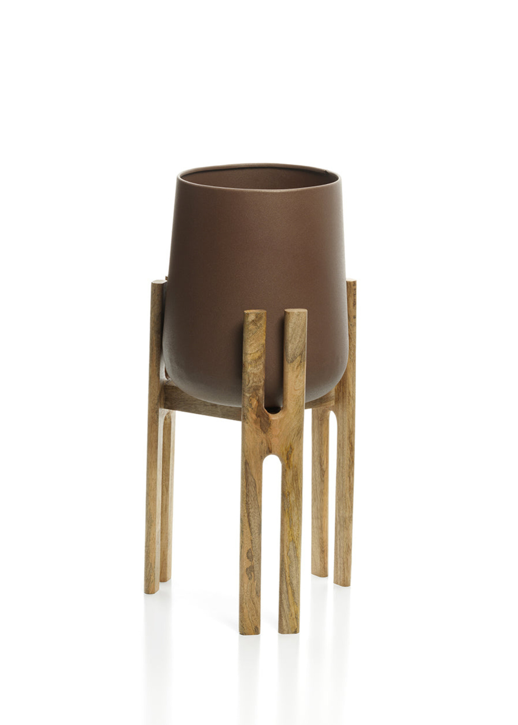 Bazar Bizar Antwerp The Forked Root Planter - Natural Brown - M