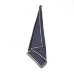 Bazar Bizar Antwerp The Tuscany Napkin - Black Natural - 45x45