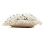 Bazar Bizar Antwerp The Tribal Cushion Cover - Natural Black