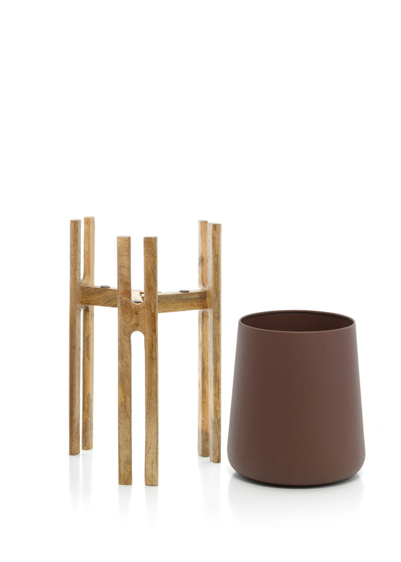 Bazar Bizar Antwerp The Forked Root Planter - Natural Brown - M