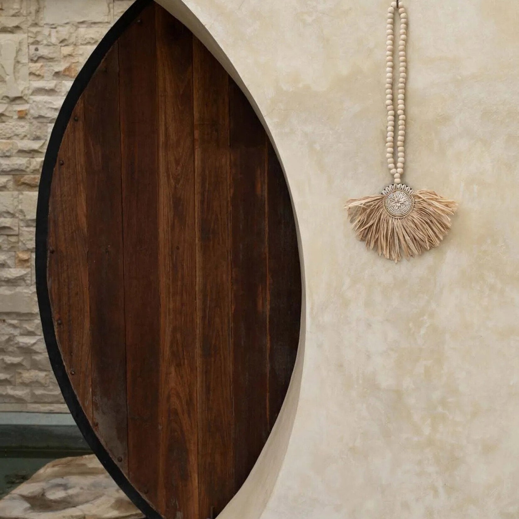 Bazar Bizar Antwerp The Raffia Tajoe Tassel - Natural