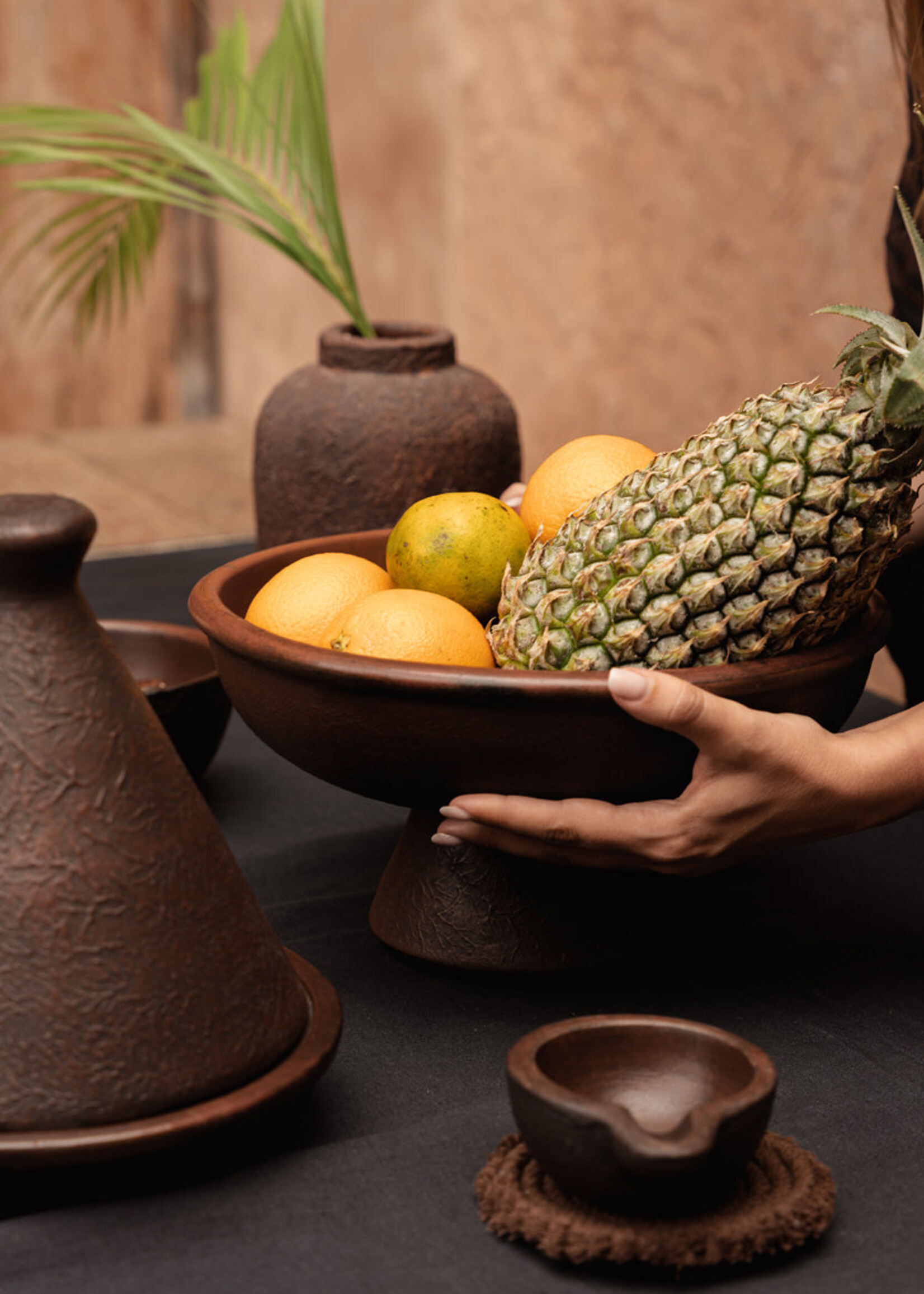 Bazar Bizar Antwerp The Ethnic Fruit Bowl - Terracotta - M