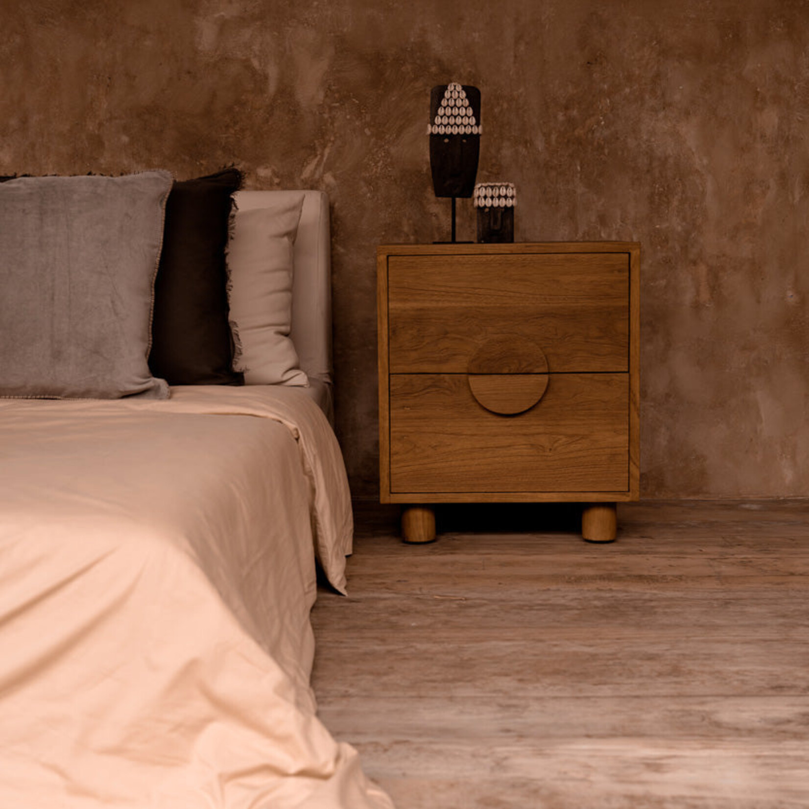 Bazar Bizar Antwerp The Velvet Crush Cushion Cover - Grey - 50x50