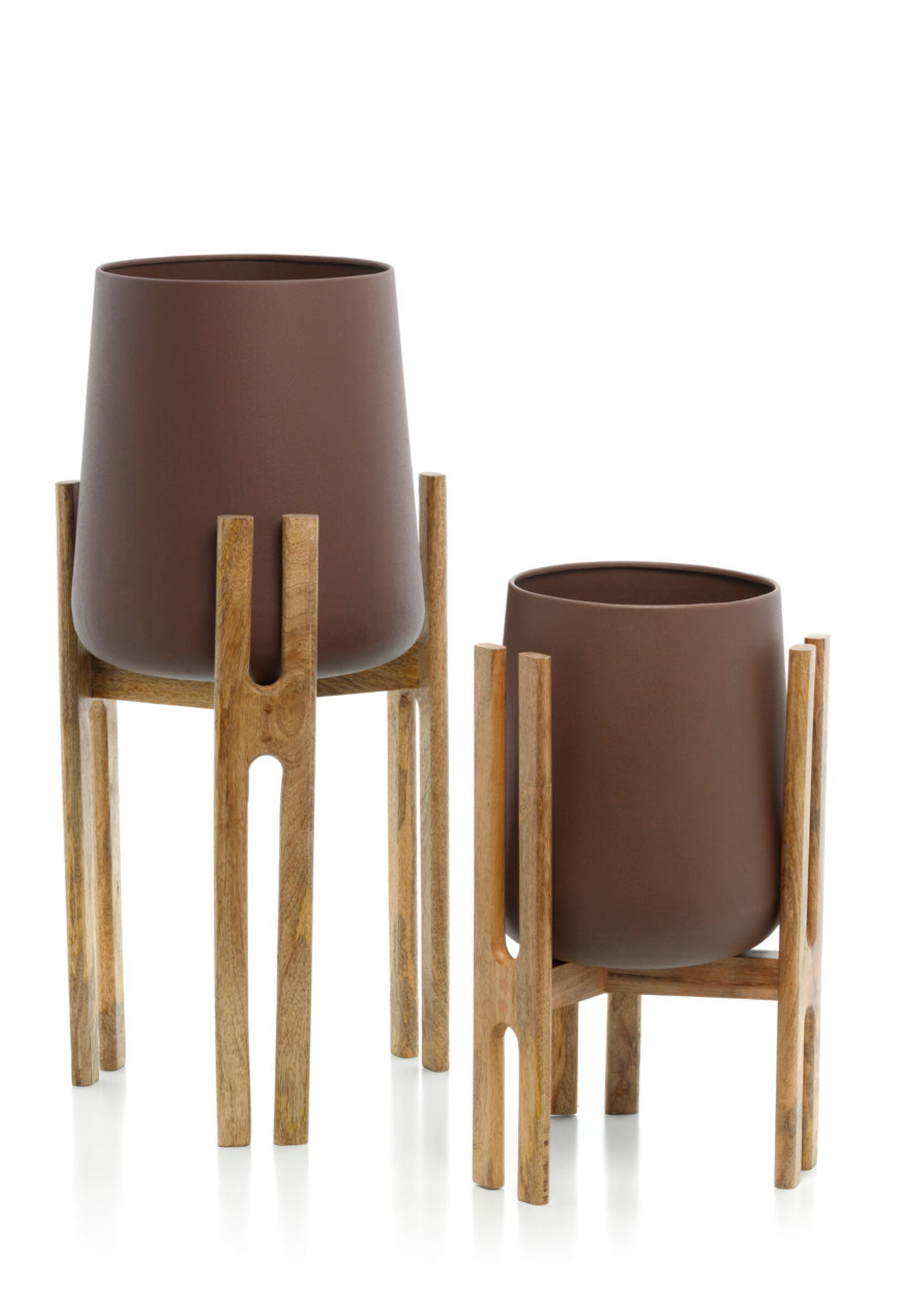Bazar Bizar Antwerp The Forked Root Planter - Natural Brown - M