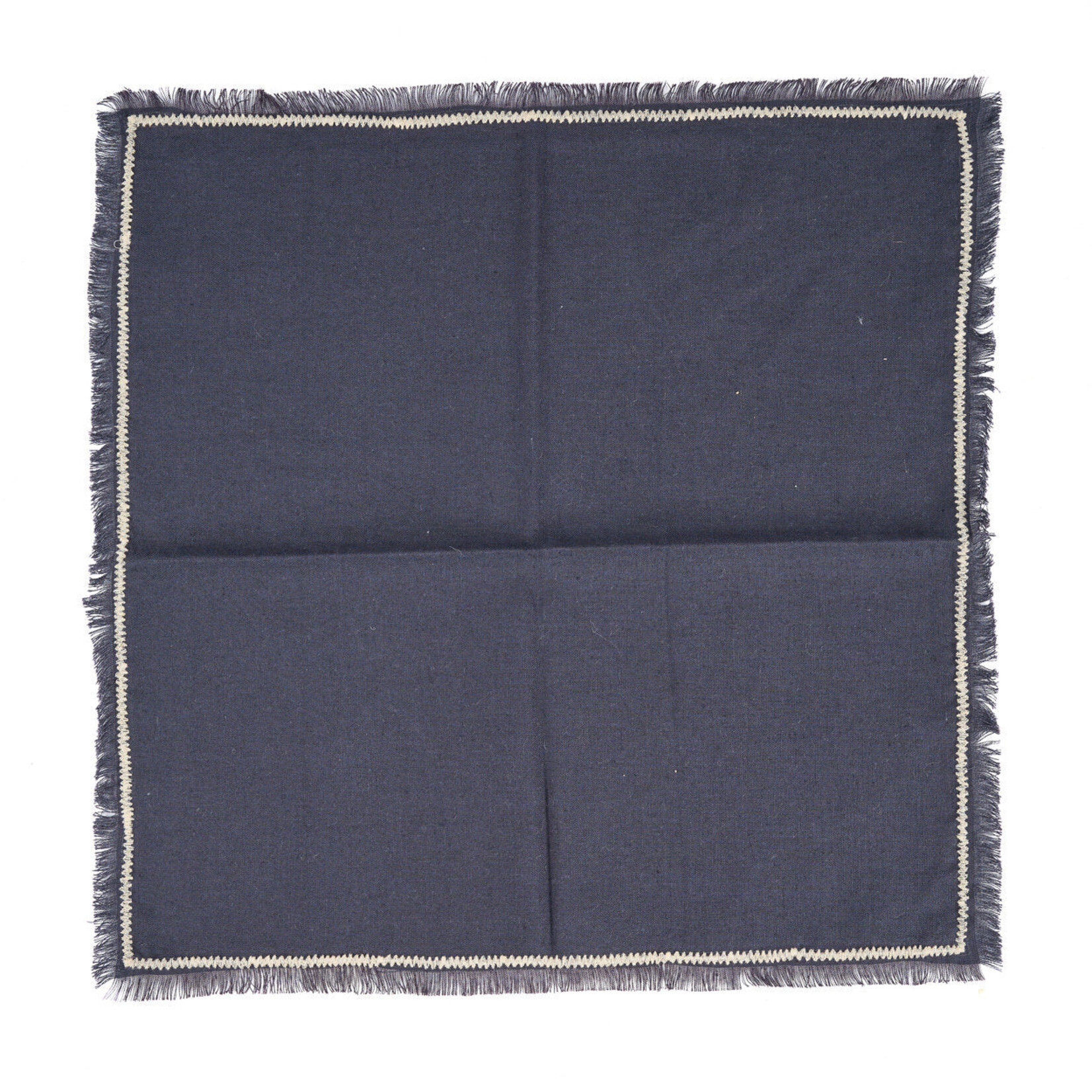 Bazar Bizar Antwerp The Tuscany Napkin - Black Natural - 45x45