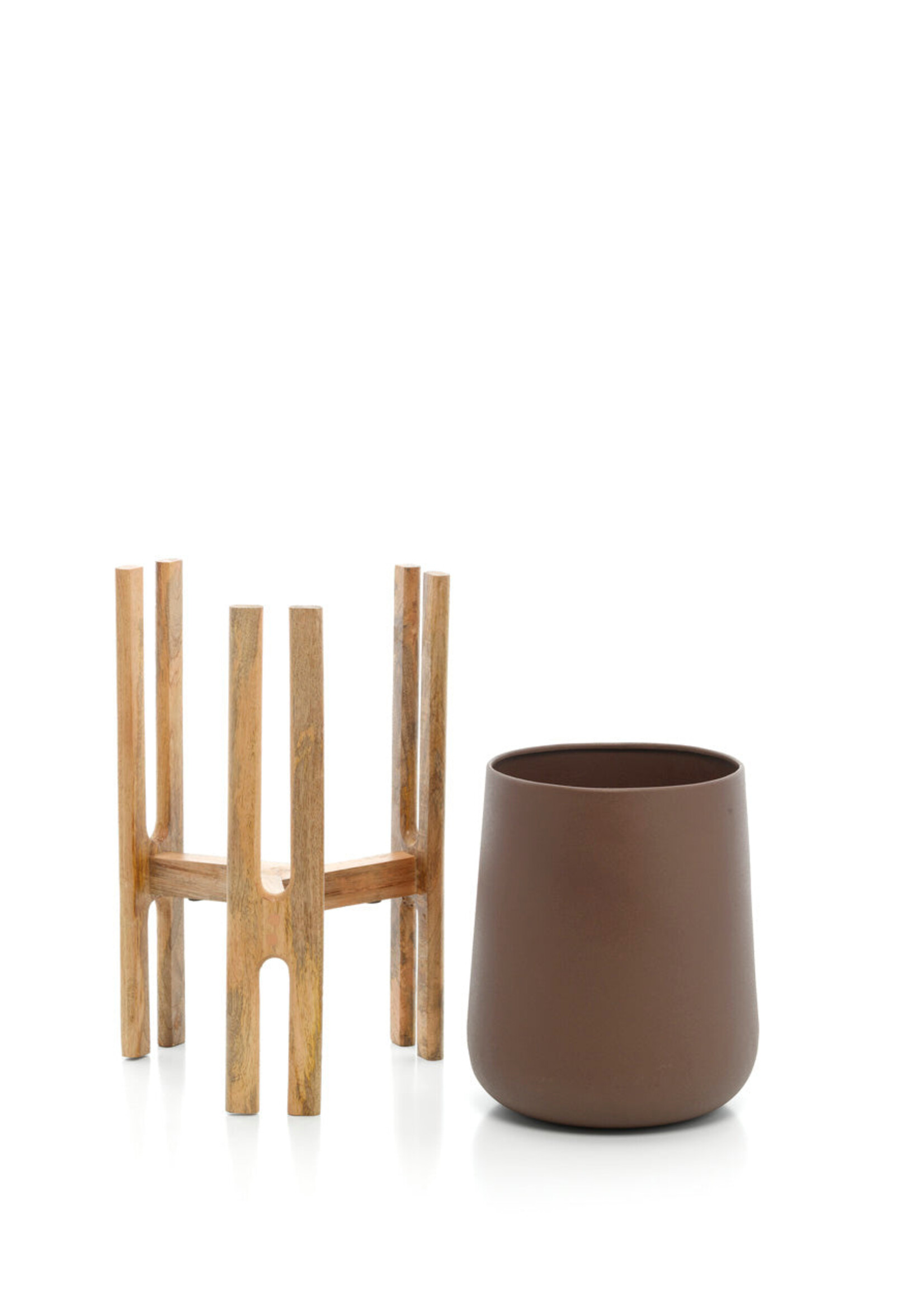Bazar Bizar Antwerp The Forked Root Planter - Natural Brown - M