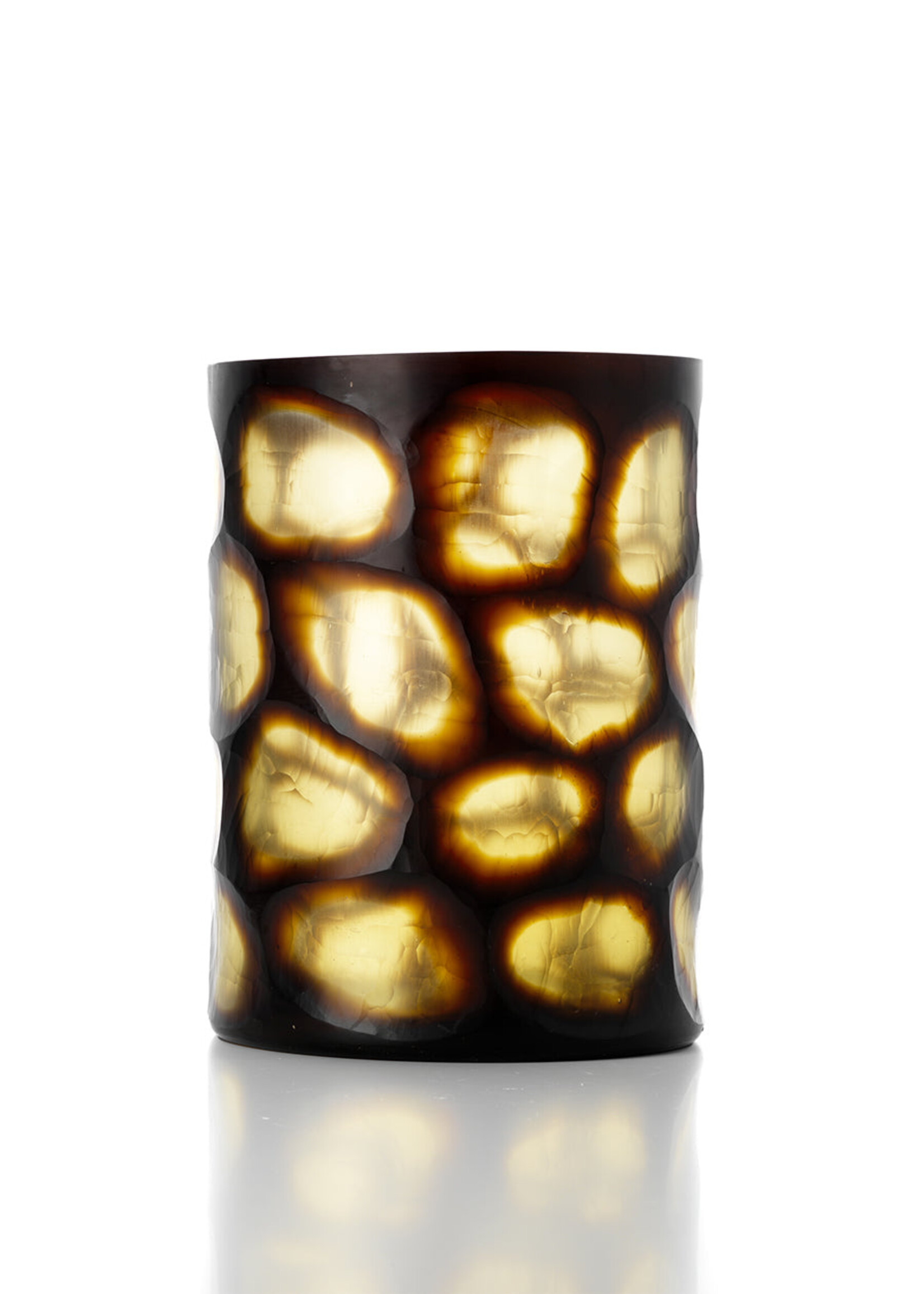 Bazar Bizar Antwerp The Vague Dorée Vase - Honey - L