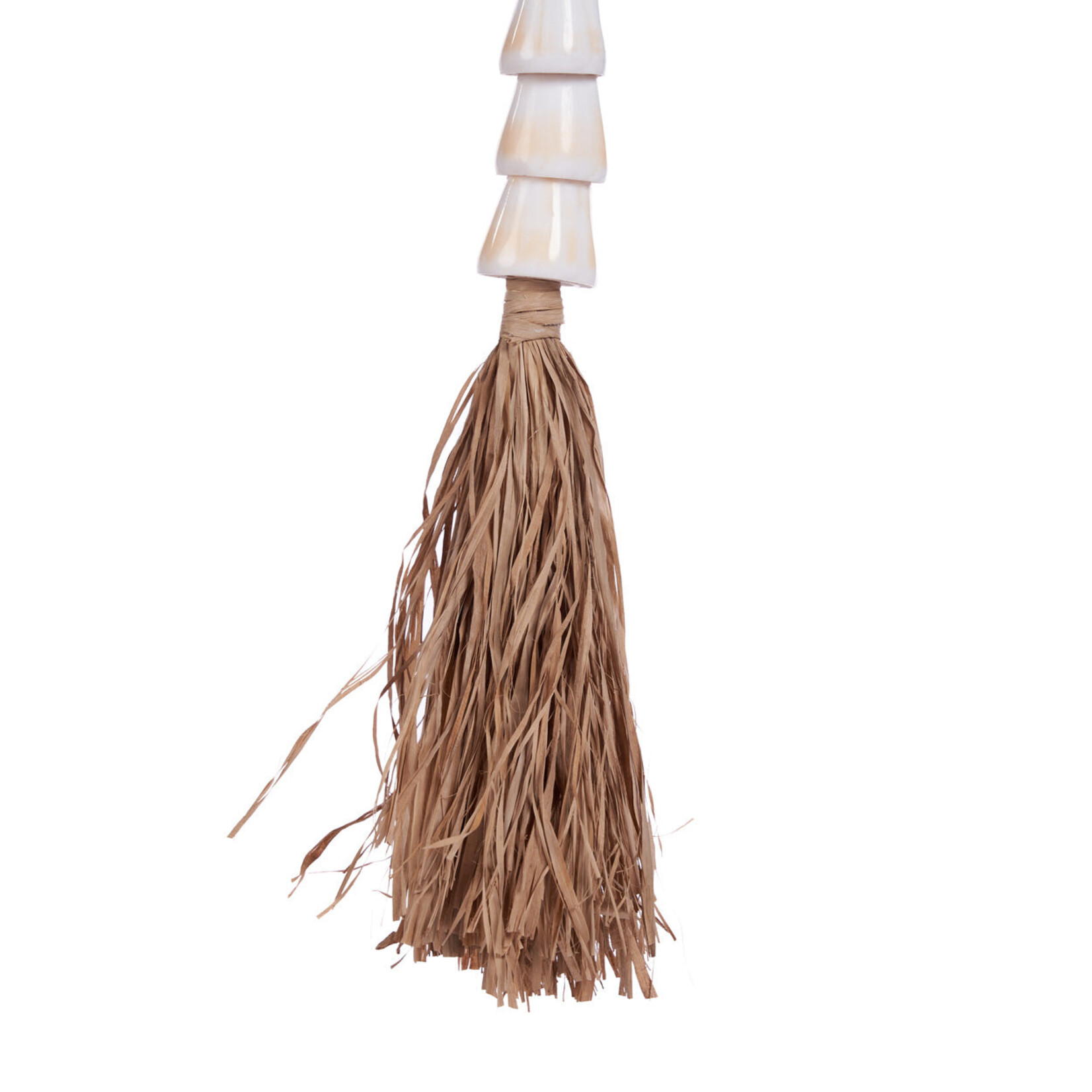 Bazar Bizar Antwerp The Cone Shell Tassel - Natural White
