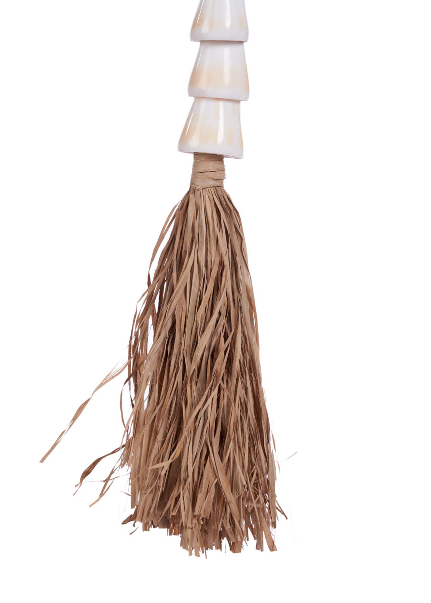 Bazar Bizar Antwerp The Cone Shell Tassel - Natural White