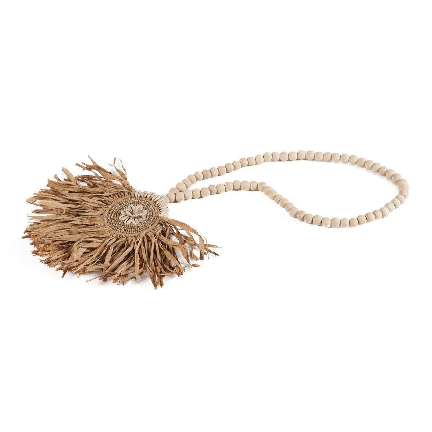 Bazar Bizar Antwerp The Raffia Tajoe Tassel - Natural