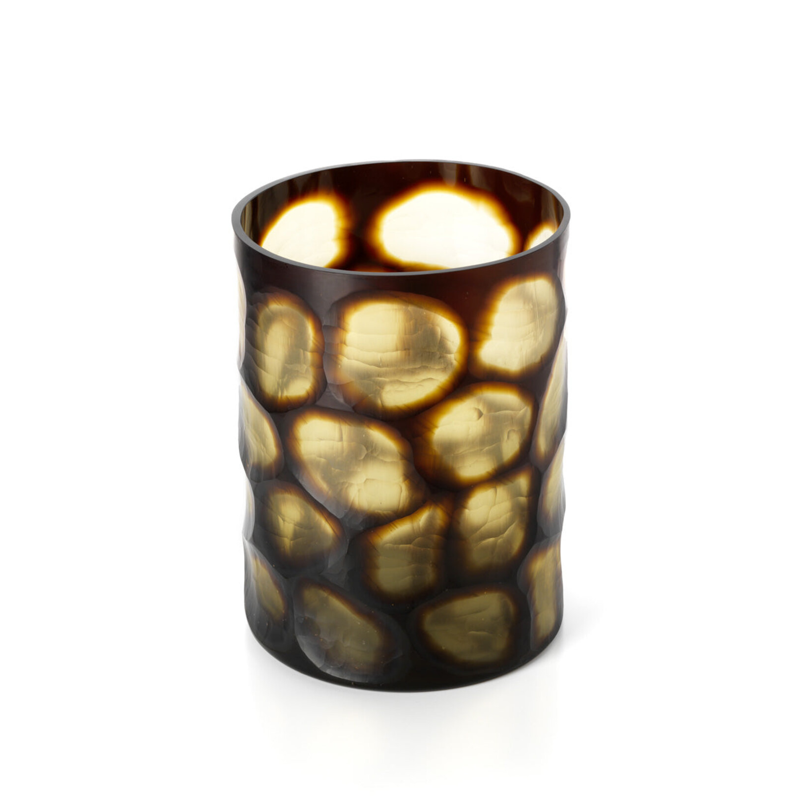 Bazar Bizar Antwerp The Vague Dorée Vase - Honey - L