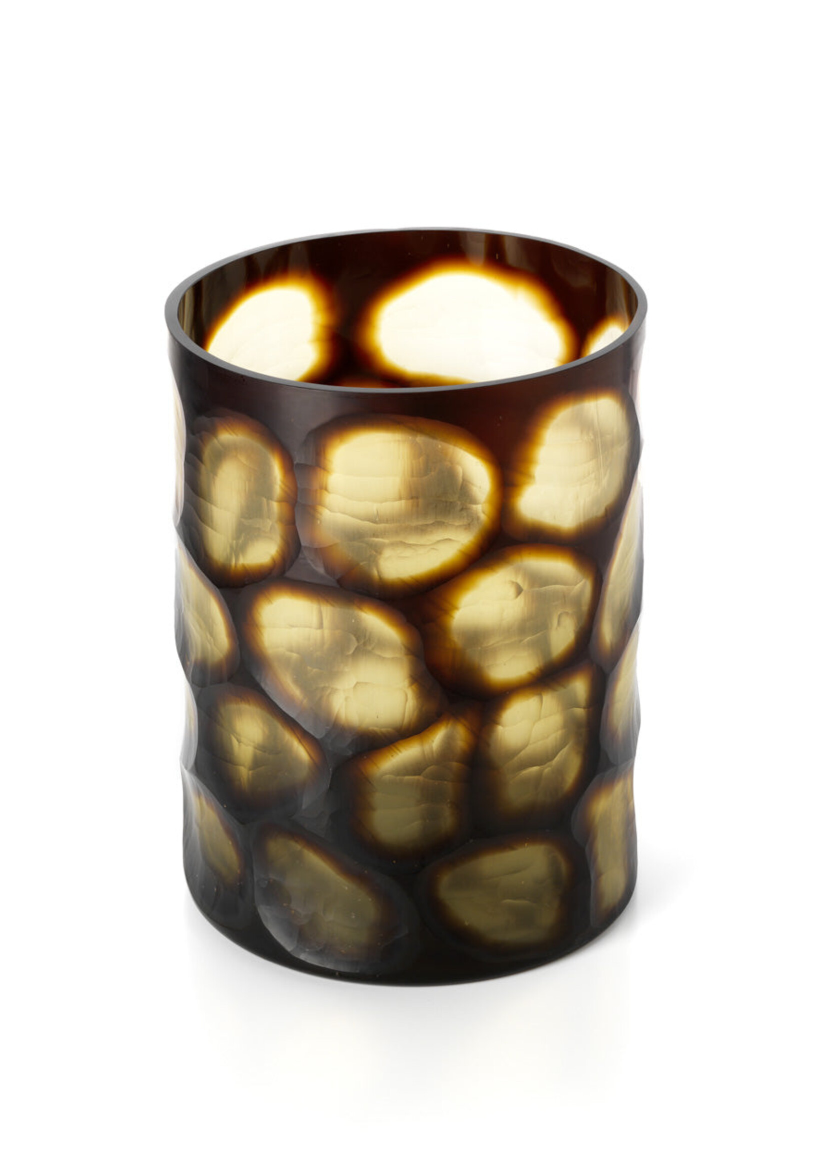 Bazar Bizar Antwerp The Vague Dorée Vase - Honey - L