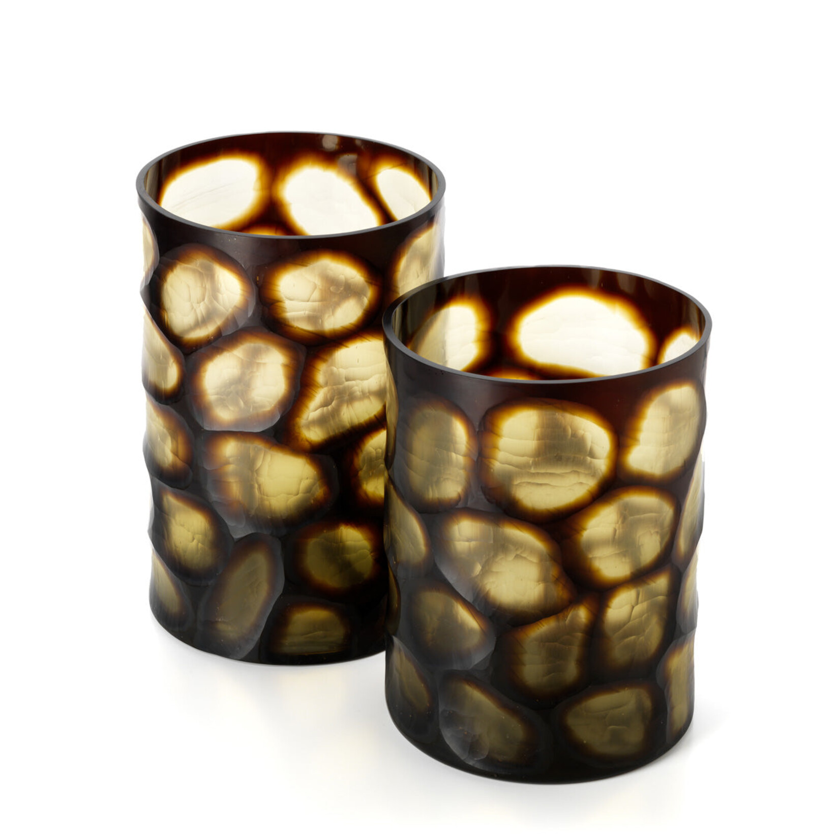 Bazar Bizar Antwerp The Vague Dorée Vase - Honey - L