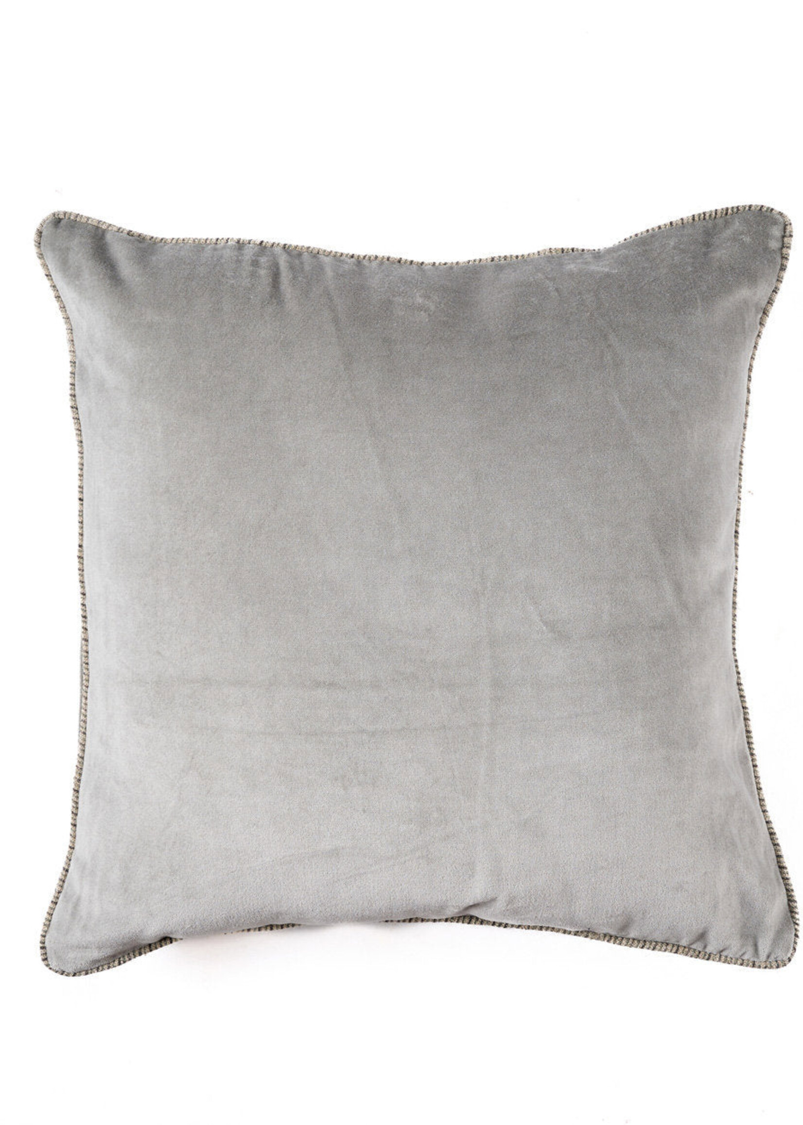 Bazar Bizar Antwerp The Velvet Crush Cushion Cover - Grey - 50x50