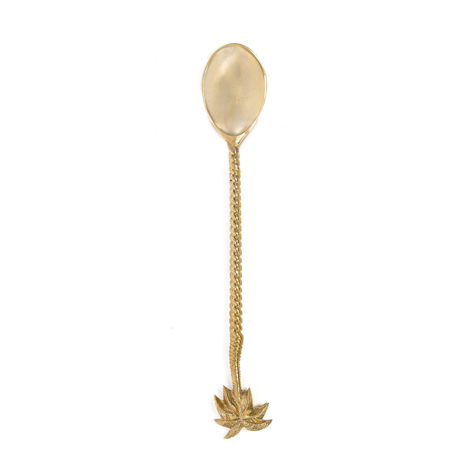 Bazar Bizar Antwerp The Palm Tree Spoon - Gold