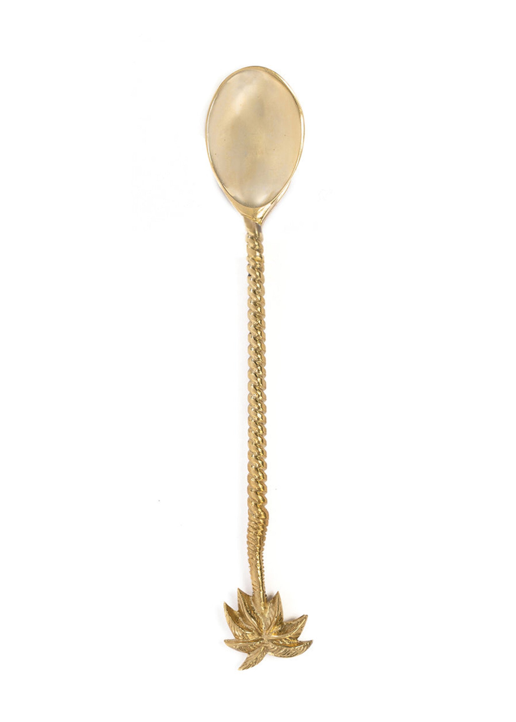Bazar Bizar Antwerp The Palm Tree Spoon - Gold