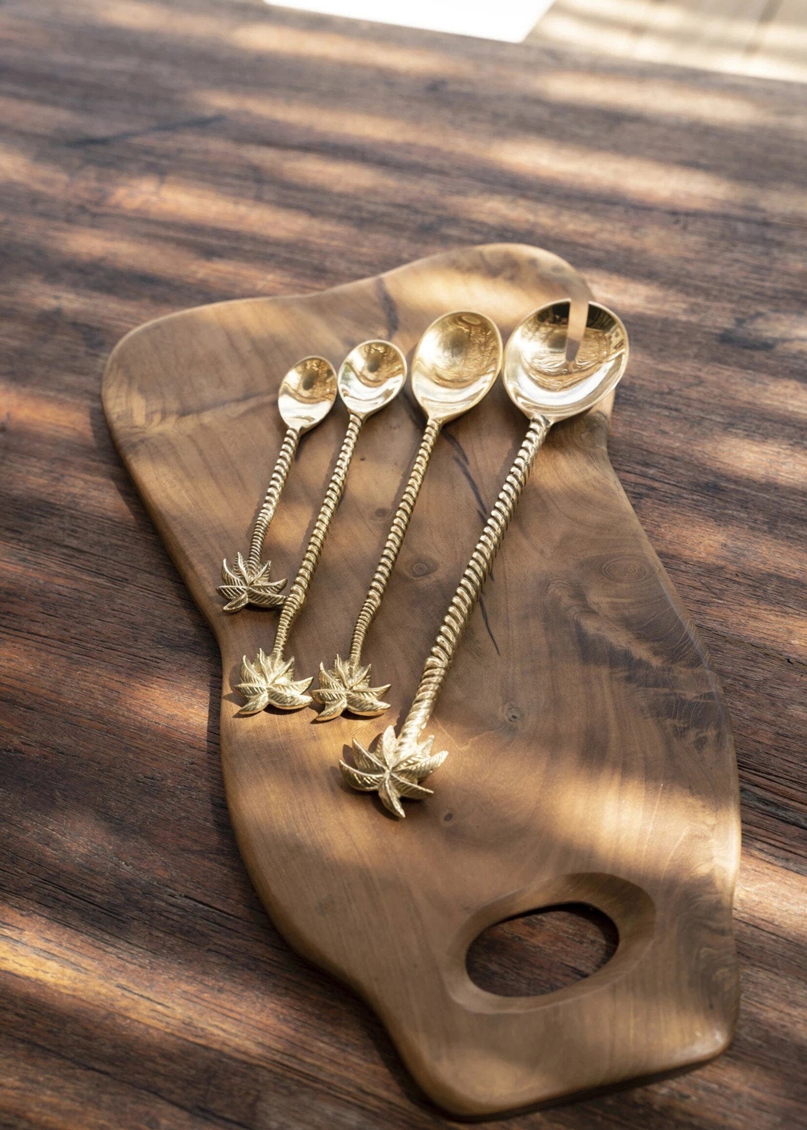 Bazar Bizar Antwerp The Palm Tree Spoon - Gold