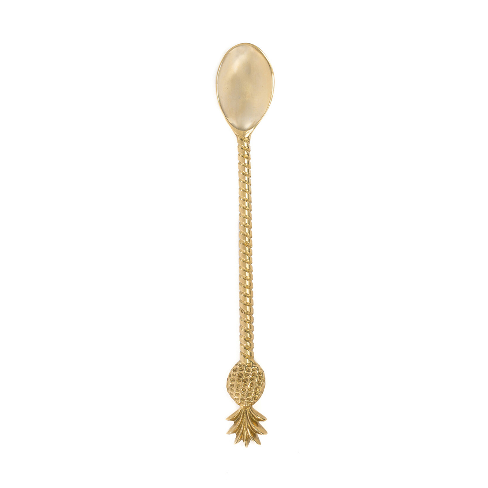 Bazar Bizar Antwerp The Pineapple Long Spoon - Gold
