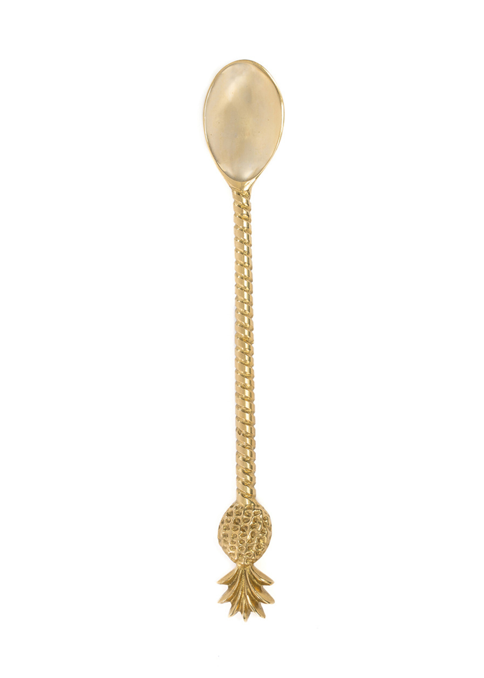 Bazar Bizar Antwerp The Pineapple Long Spoon - Gold