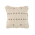 Bazar Bizar Antwerp The French Kiss Cushion Cover - Natural Black