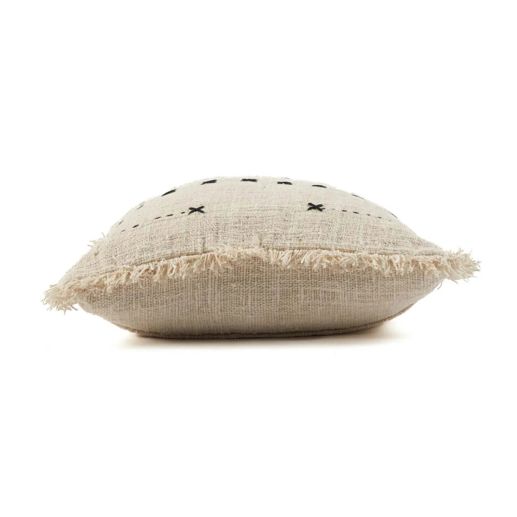 Bazar Bizar Antwerp The French Kiss Cushion Cover - Natural Black