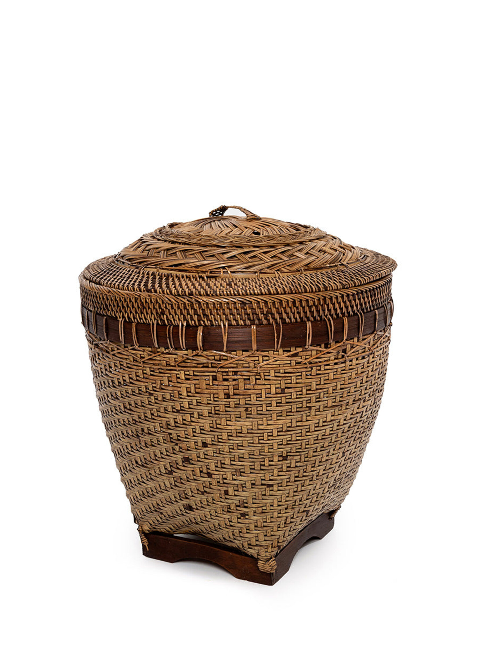 Bazar Bizar Antwerp The Colonial Storage Basket - Natural Brown - M