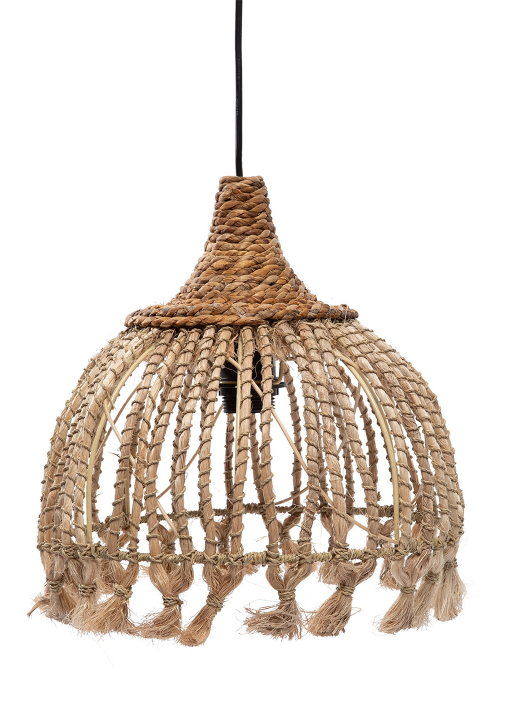 Bazar Bizar Antwerp The Abaca Tassel Pendant - Natural - S