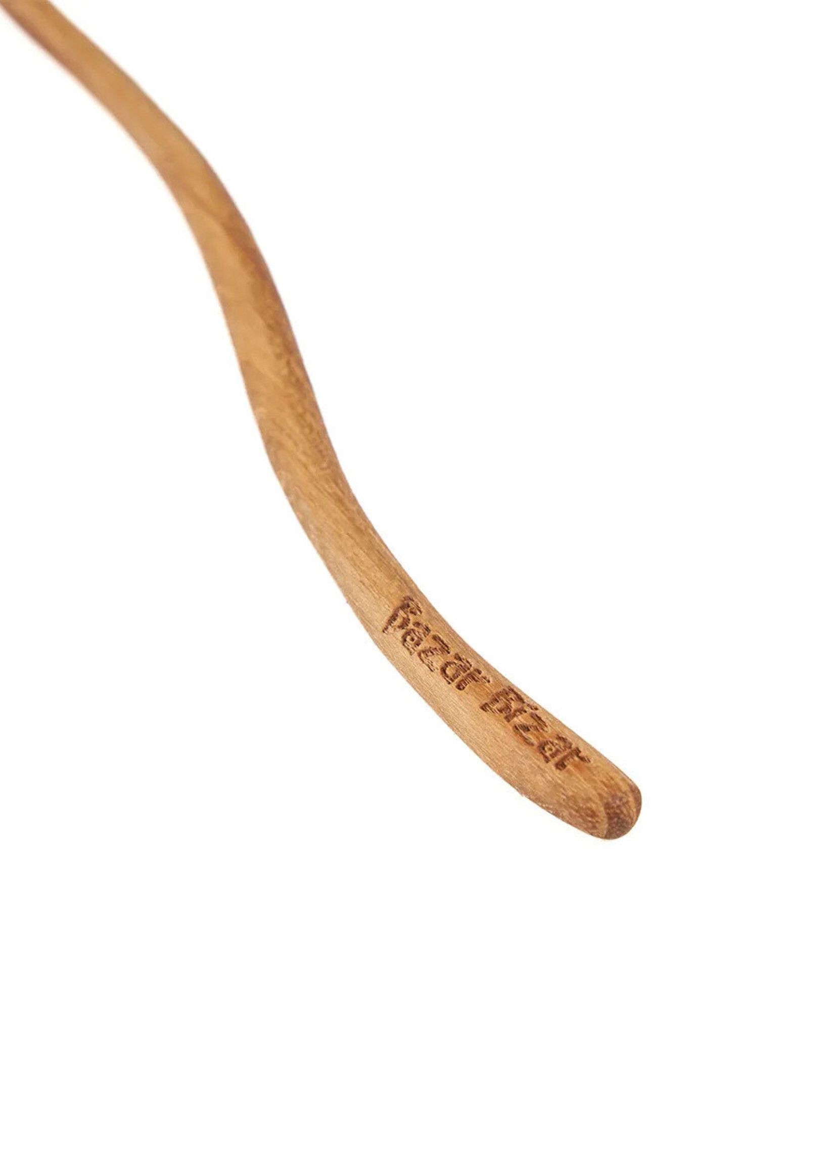 Bazar Bizar Antwerp The Teak Root ZigZag Dosage Spoon