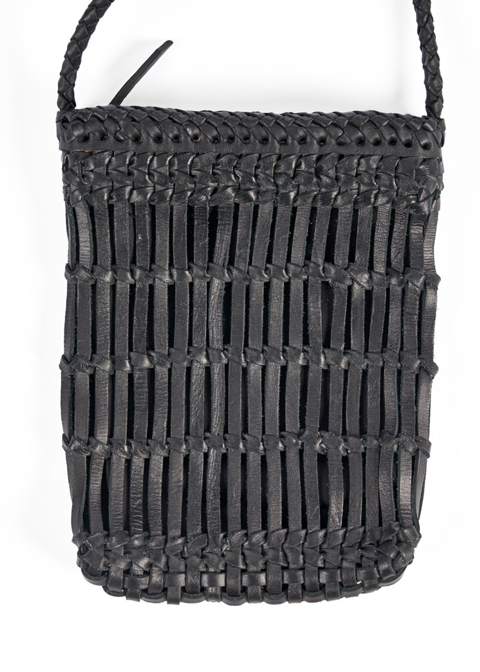 Bazar Bizar Antwerp The Voodoo Leather Bag - Black