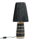 Bazar Bizar Antwerp The Naxos Table Lamp - Black Natural