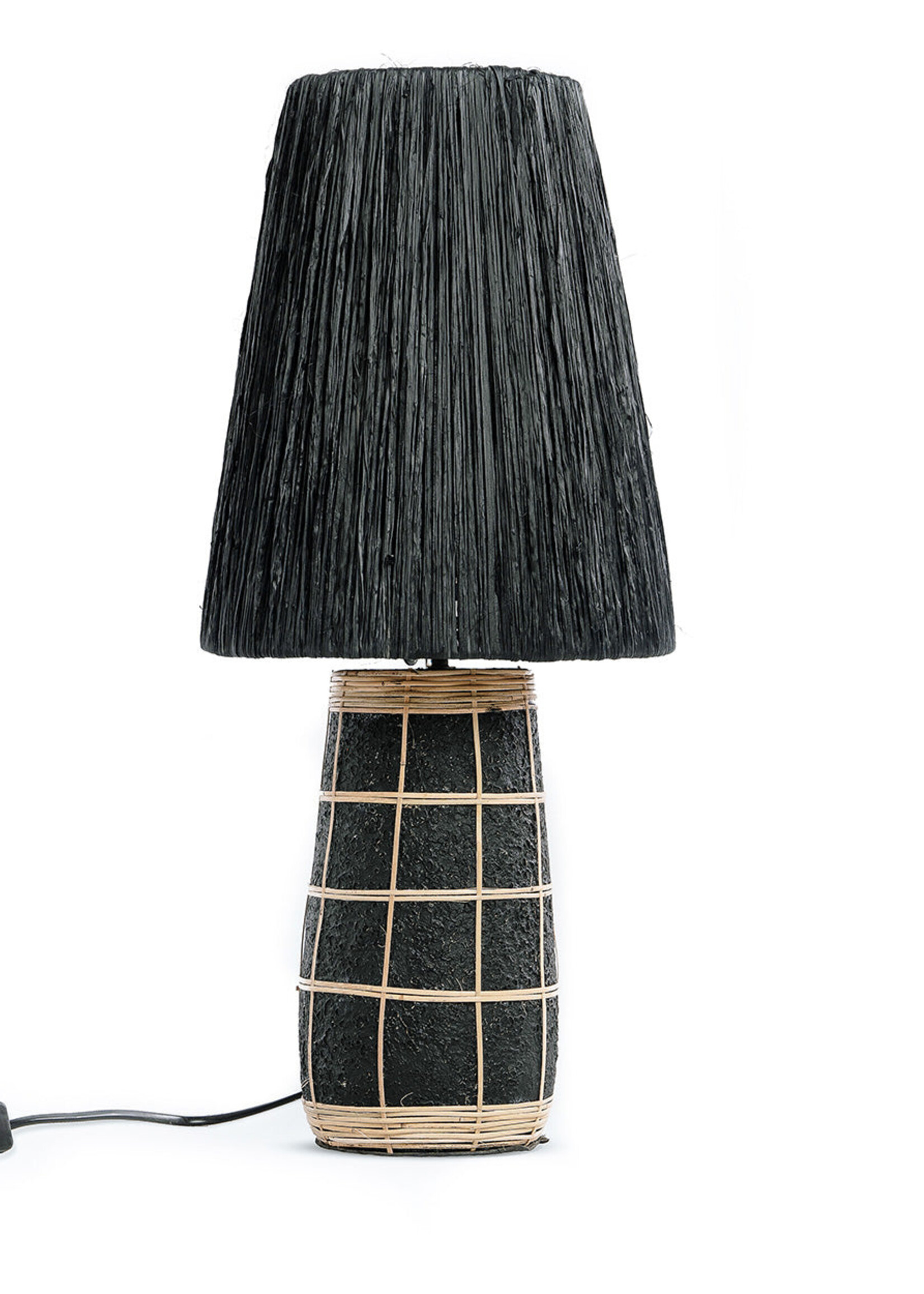 Bazar Bizar Antwerp The Naxos Table Lamp - Black Natural