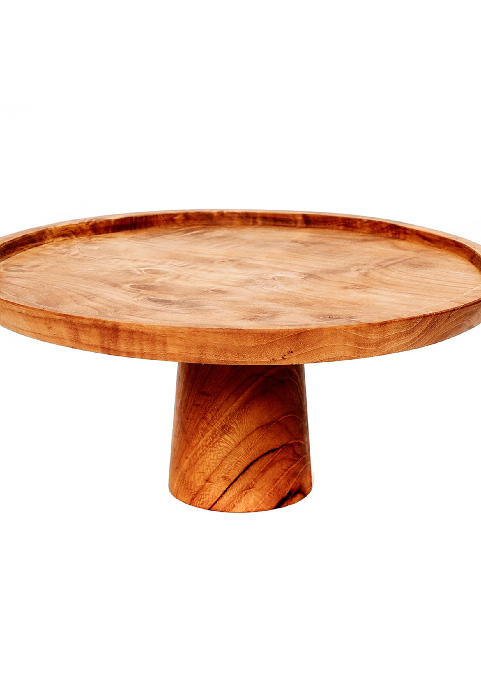 Bazar Bizar Antwerp The Teak Root Cake Dish - L