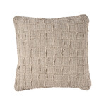 Bazar Bizar Antwerp The Linen Damier Cushion Cover - Natural